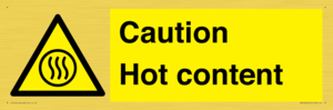 Caution Hot content